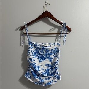 Maeve Ruched Floral Camisole